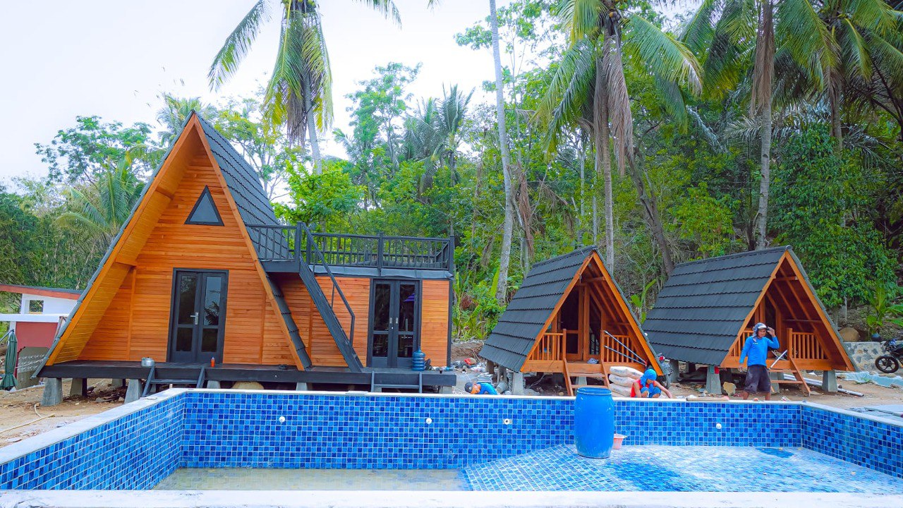 Dijual Villa Kayu Estetik Kavling Wisata Harmoni Farm House Bogor Jalur Wisata Puncak 2